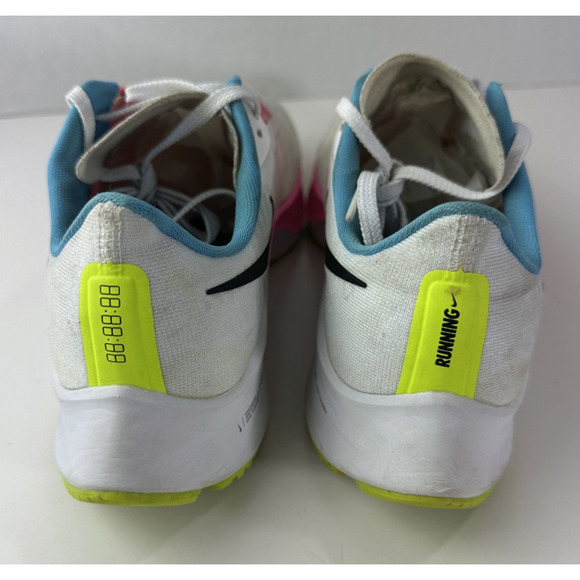 Nike Womens Air Zoom Pegasus 37 White Pink Glow Running Shoes Size 9 Sneakers - Picture 8 of 16